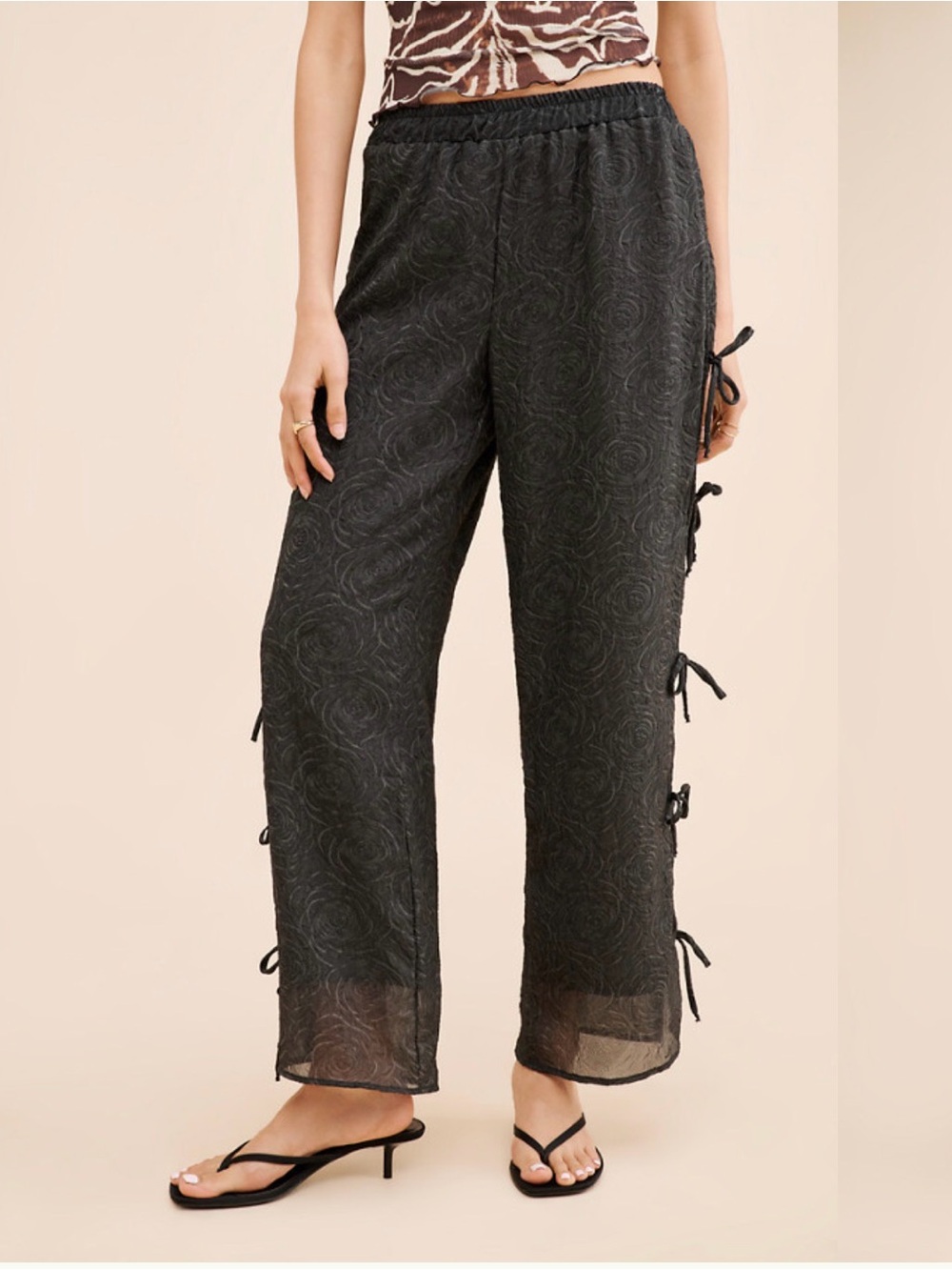 Lisa Says Gah Evelyn Tie Pants